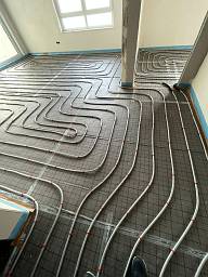 Fussbodenheizung Neubau in 14 Familienhaus in Korntal Münchingen © Haustechnik Karahan GmbH Fussbodenheizung Neubau in 14 Familienhaus in Korntal Münchingen © Haustechnik Karahan GmbH