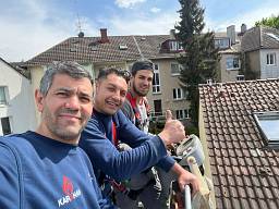 Montage Solaranalage für Heizungsunterstützung in Pforzheim © Haustechnik Karahan GmbH Montage Solaranalage für Heizungsunterstützung in Pforzheim © Haustechnik Karahan GmbH